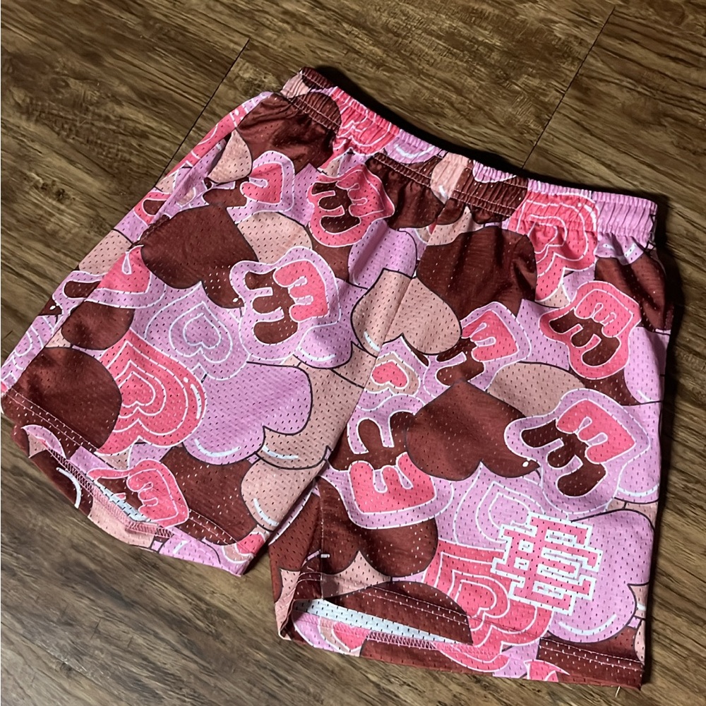 Stylish Pink and Brown Women's Shorts